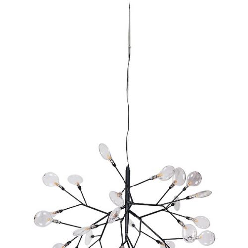 Светильник подвесной Crystal Lux EVITA SP36 BLACK/TRANSPARENT